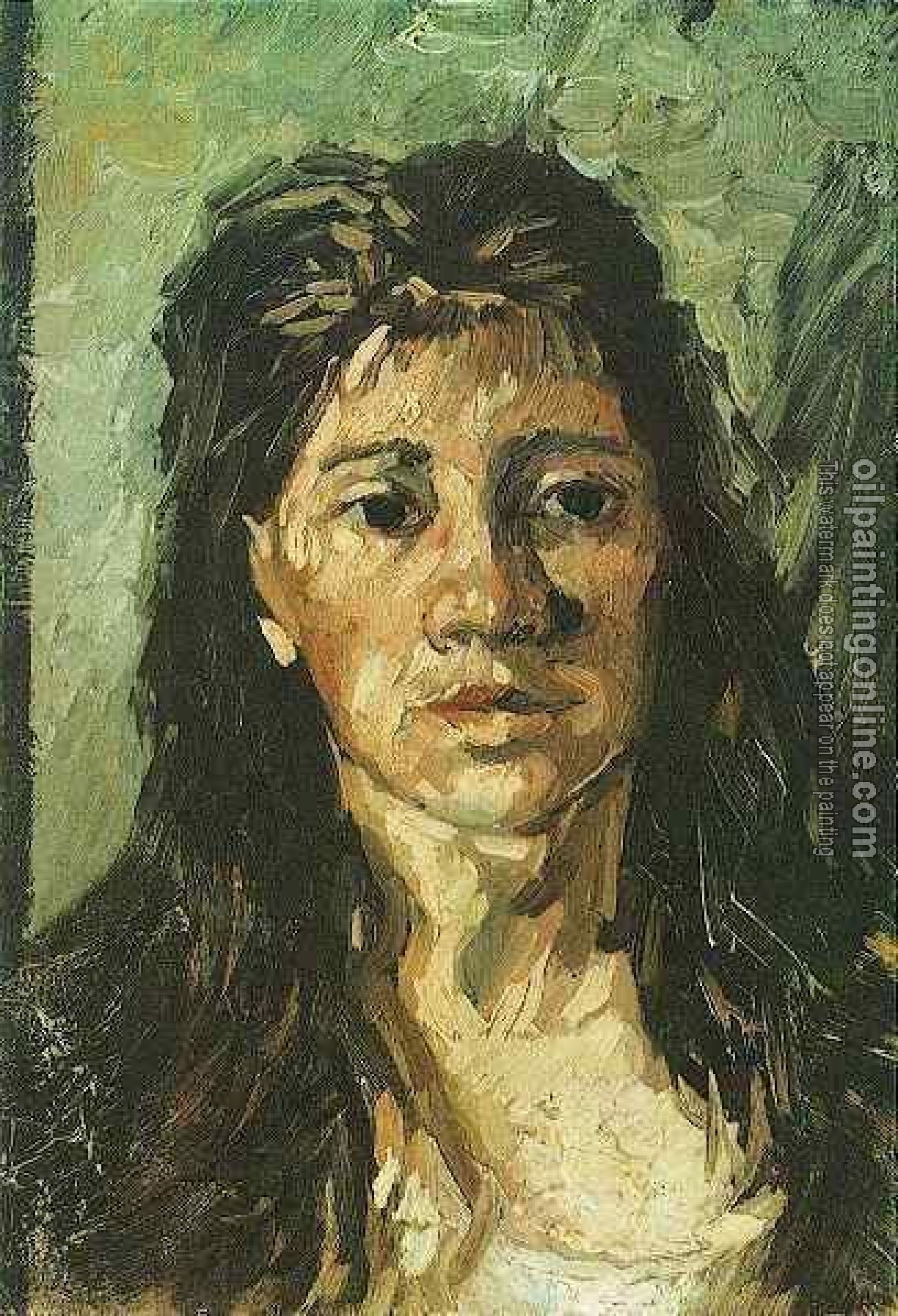 Gogh, Vincent van - Head of a Woman with her Hair Loose